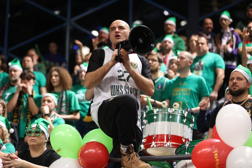 Śląsk Wrocław - Trefl Sopot, 23 grudnia 2023 r. - zdjęcia kibiców