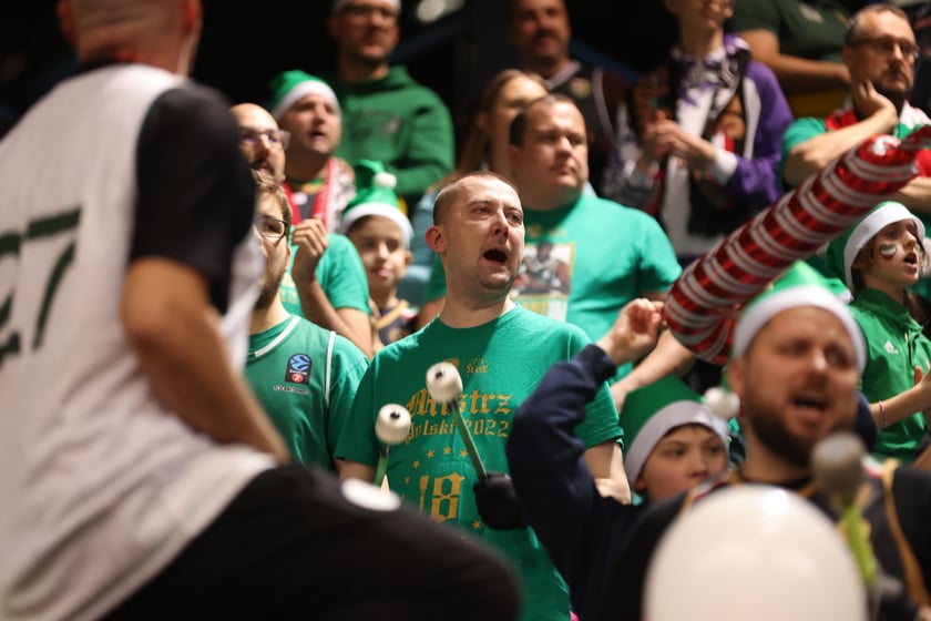 Śląsk Wrocław - Trefl Sopot, 23 grudnia 2023 r. - zdjęcia kibiców