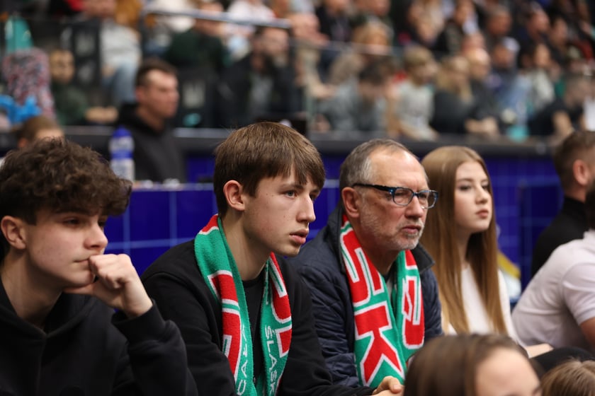 Śląsk Wrocław - Trefl Sopot, 23 grudnia 2023 r. - zdjęcia kibiców