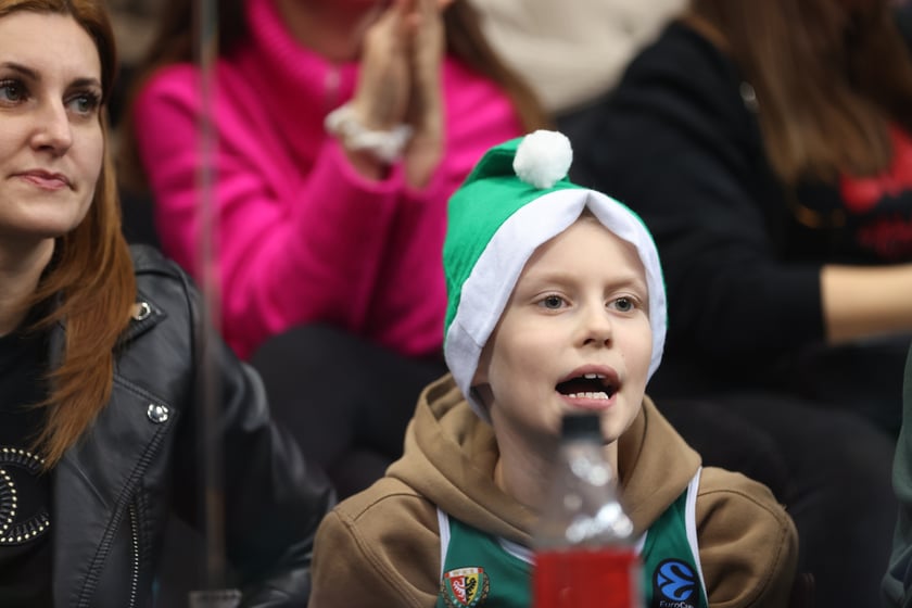 Śląsk Wrocław - Trefl Sopot, 23 grudnia 2023 r. - zdjęcia kibiców