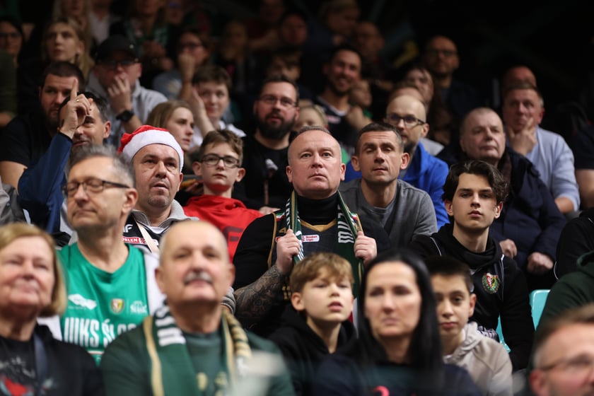 Śląsk Wrocław - Trefl Sopot, 23 grudnia 2023 r. - zdjęcia kibiców