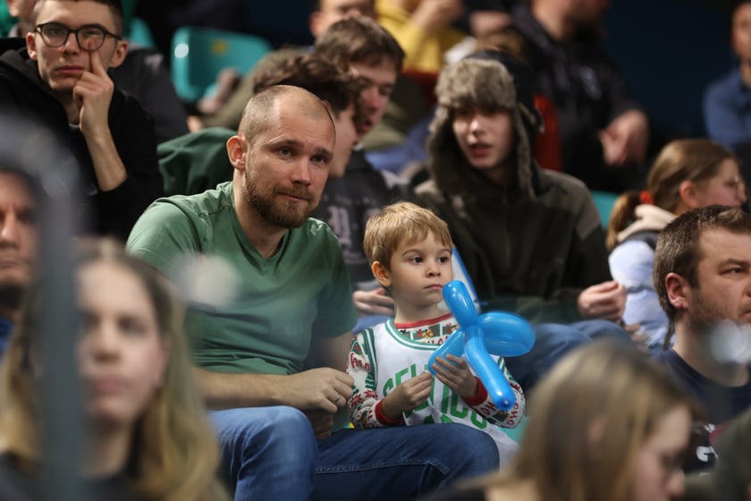 Śląsk Wrocław - Trefl Sopot, 23 grudnia 2023 r. - zdjęcia kibiców