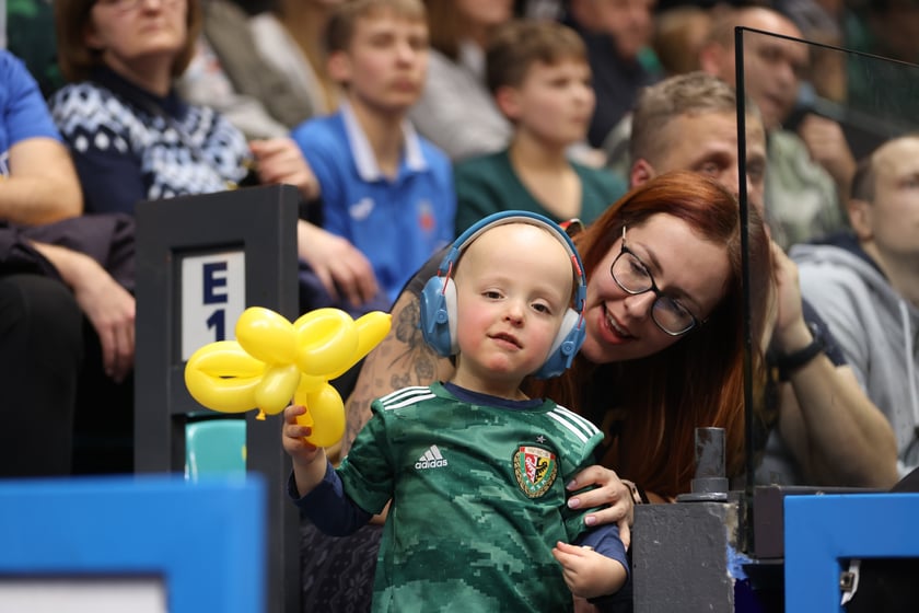 Śląsk Wrocław - Trefl Sopot, 23 grudnia 2023 r. - zdjęcia kibiców