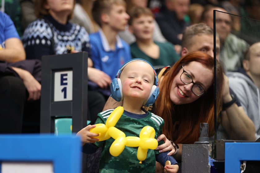 Śląsk Wrocław - Trefl Sopot, 23 grudnia 2023 r. - zdjęcia kibiców