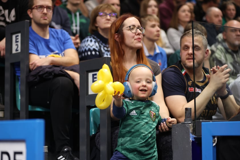 Śląsk Wrocław - Trefl Sopot, 23 grudnia 2023 r. - zdjęcia kibiców