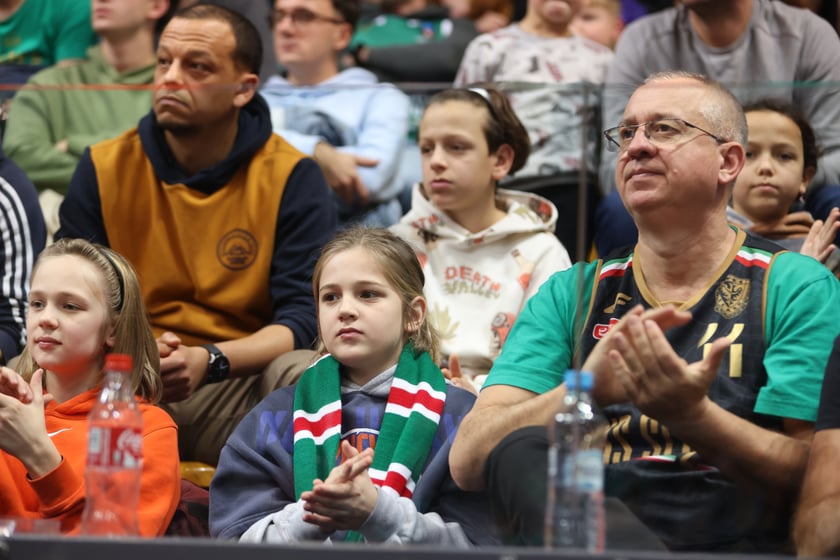 Śląsk Wrocław - Trefl Sopot, 23 grudnia 2023 r. - zdjęcia kibiców