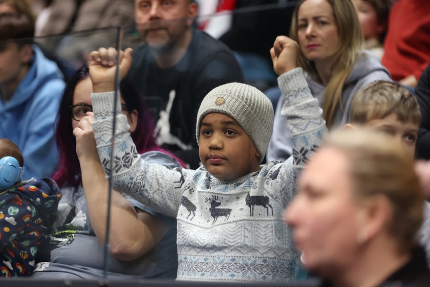 Śląsk Wrocław - Trefl Sopot, 23 grudnia 2023 r. - zdjęcia kibiców