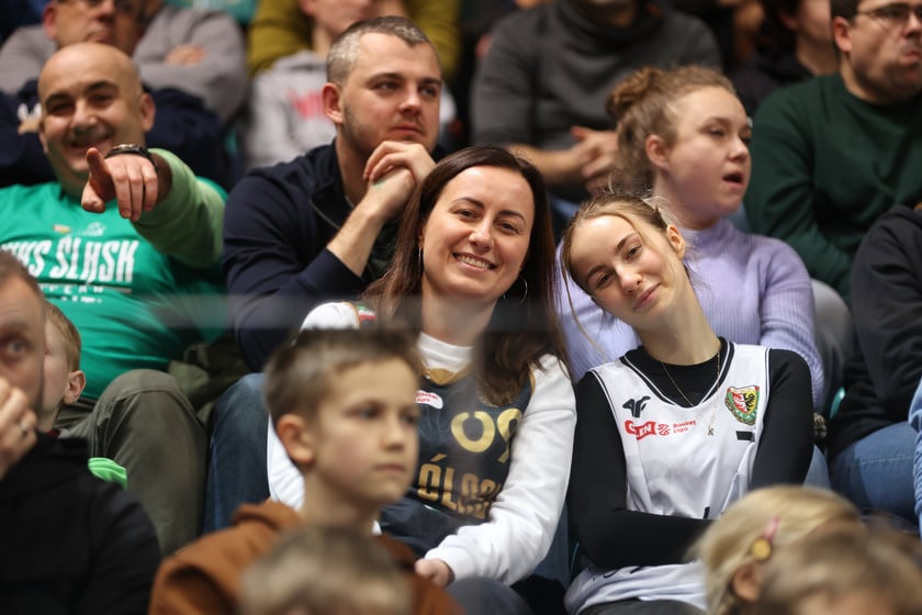 Śląsk Wrocław - Trefl Sopot, 23 grudnia 2023 r. - zdjęcia kibiców