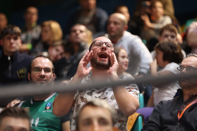 Śląsk Wrocław - Trefl Sopot, 23 grudnia 2023 r. - zdjęcia kibiców