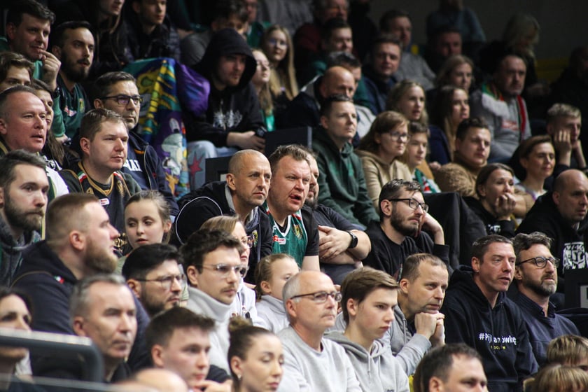 Koszykówka WKS Śląsk Wrocław - MKS Dąbrowa Górnicza. 7 stycznia 2024 Hala Orbita. Zdjęcia