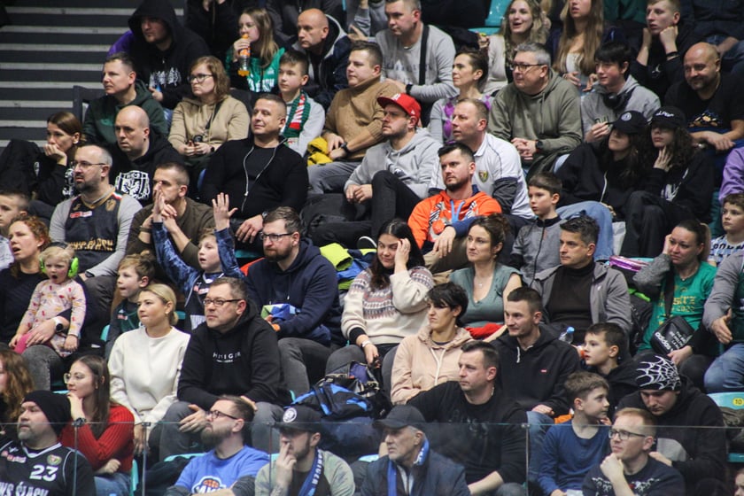 Koszykówka WKS Śląsk Wrocław - MKS Dąbrowa Górnicza. 7 stycznia 2024 Hala Orbita. Zdjęcia