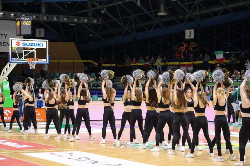 Koszykówka WKS Śląsk Wrocław - MKS Dąbrowa Górnicza. 7 stycznia 2024 Hala Orbita. Zdjęcia