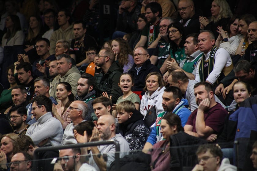Koszykówka WKS Śląsk Wrocław - MKS Dąbrowa Górnicza. 7 stycznia 2024 Hala Orbita. Zdjęcia