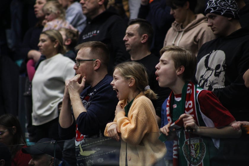 Koszykówka WKS Śląsk Wrocław - MKS Dąbrowa Górnicza. 7 stycznia 2024 Hala Orbita. Zdjęcia