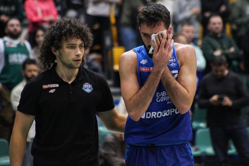 Koszykówka WKS Śląsk Wrocław - MKS Dąbrowa Górnicza. 7 stycznia 2024 Hala Orbita. Zdjęcia