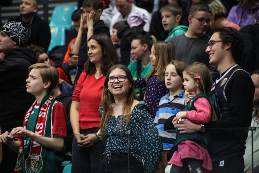 Koszykówka WKS Śląsk Wrocław - MKS Dąbrowa Górnicza. 7 stycznia 2024 Hala Orbita. Zdjęcia