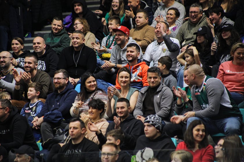 Koszykówka WKS Śląsk Wrocław - MKS Dąbrowa Górnicza. 7 stycznia 2024 Hala Orbita. Zdjęcia