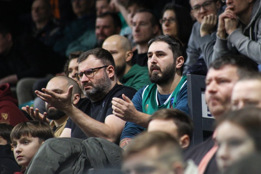 Koszykówka WKS Śląsk Wrocław - MKS Dąbrowa Górnicza. 7 stycznia 2024 Hala Orbita. Zdjęcia