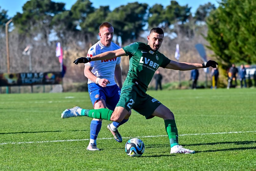 Sparing Śląska Wrocław z Hajdukiem Split