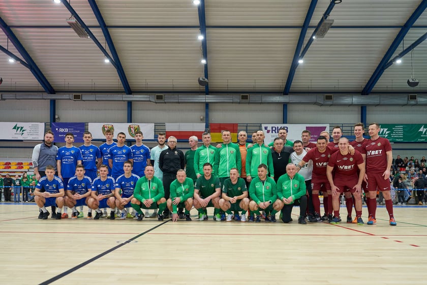 Charytatywny turniej piłkarski Tokar Cup, luty 2024, hala AWF Wrocław