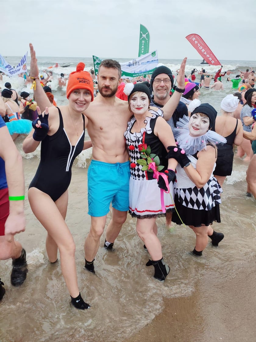XXI Międzynarodowy Zlot Morsów w Mielnie odbył się w miniony weekend. Na zdjęciu morsy z Wrocławia
