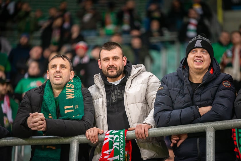 Zdjęcia kibiców z meczu Śląsk Wrocław - Stal Mielec