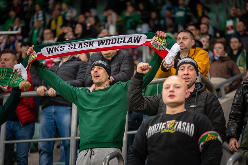 Zdjęcia kibiców z meczu Śląsk Wrocław - Stal Mielec