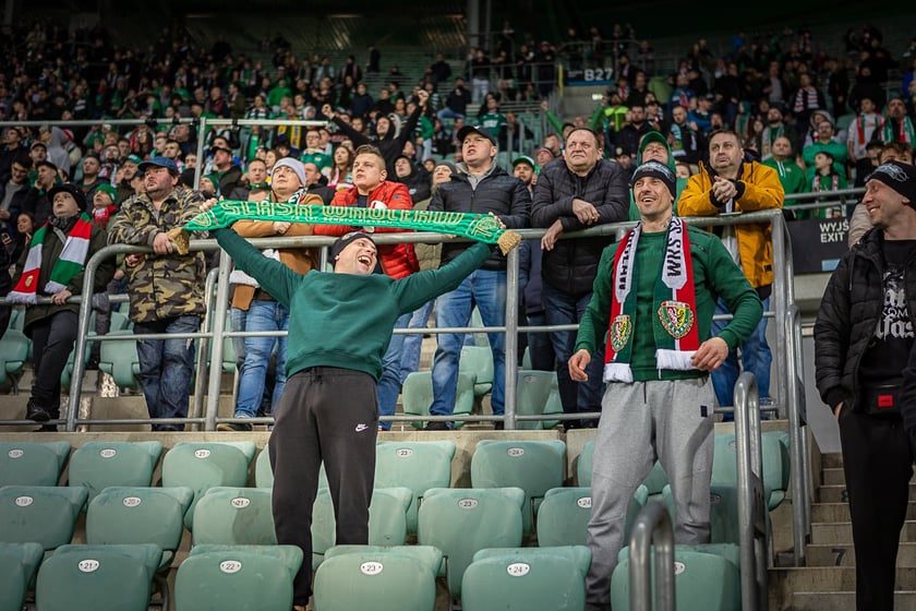 Zdjęcia kibiców z meczu Śląsk Wrocław - Stal Mielec
