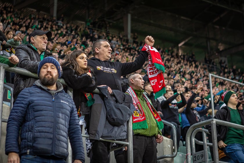 Zdjęcia kibiców z meczu Śląsk Wrocław - Stal Mielec