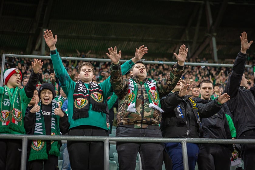 Zdjęcia kibiców z meczu Śląsk Wrocław - Stal Mielec