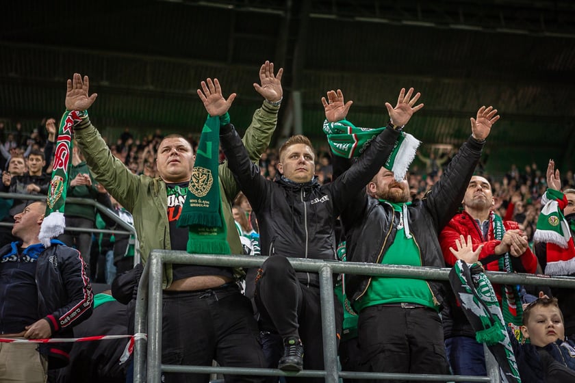 Zdjęcia kibiców z meczu Śląsk Wrocław - Stal Mielec