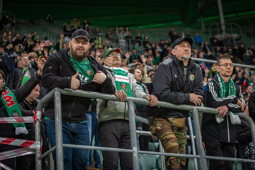 Zdjęcia kibiców z meczu Śląsk Wrocław - Stal Mielec