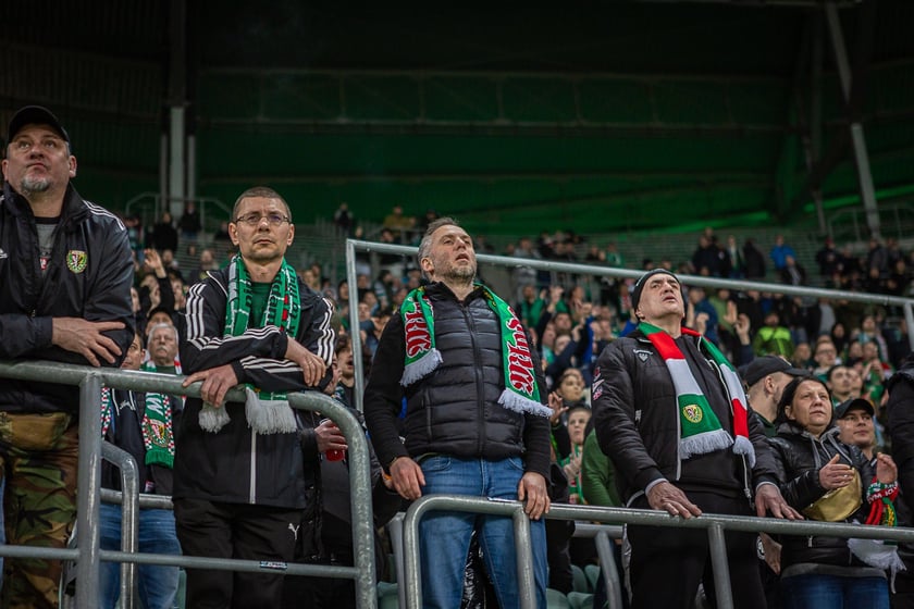 Zdjęcia kibiców z meczu Śląsk Wrocław - Stal Mielec