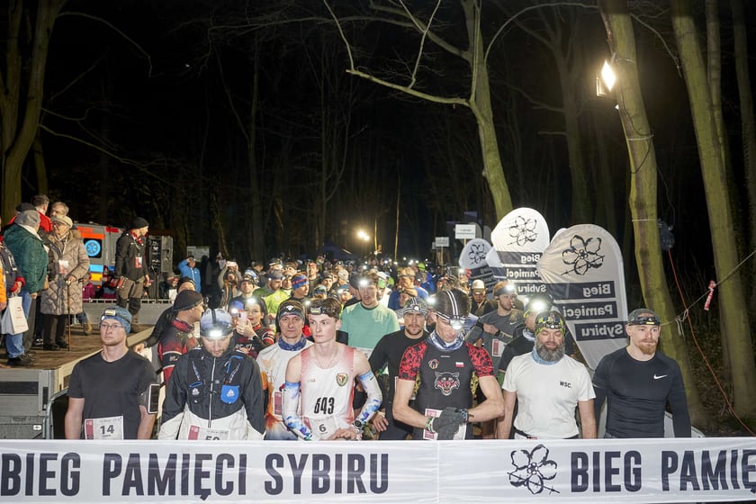 Bieg Pamięci Sybiru 2024 w Lesie Osobowickim
