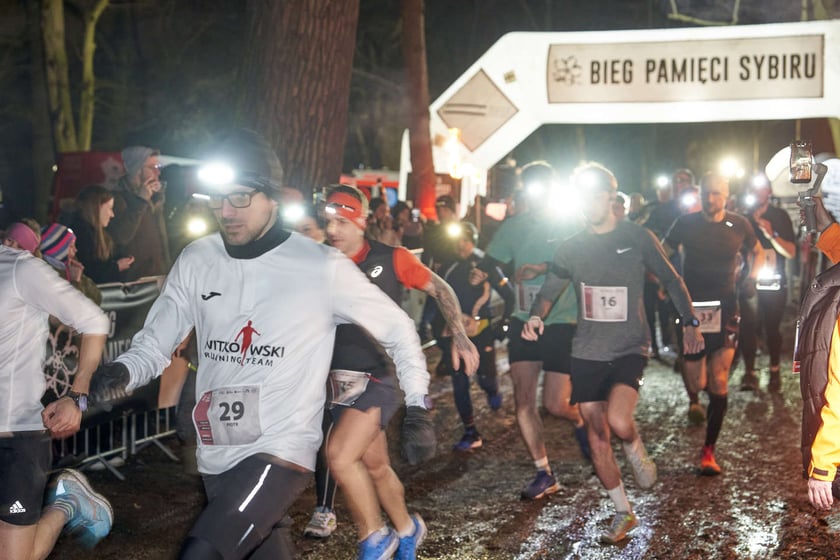 Bieg Pamięci Sybiru 2024 w Lesie Osobowickim