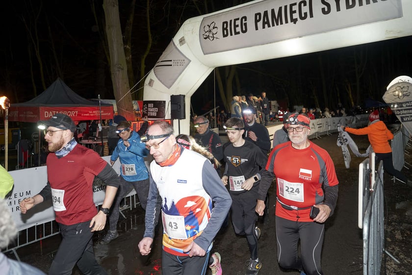 Bieg Pamięci Sybiru 2024 w Lesie Osobowickim