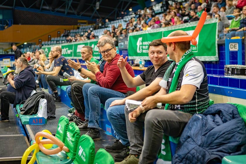 Zdjęcia kibiców z meczu #VolleyWrocław - Budowlani Łódź