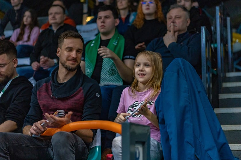 Zdjęcia kibiców z meczu #VolleyWrocław - Budowlani Łódź