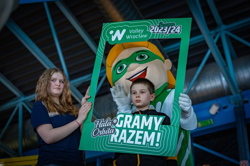 Zdjęcia kibiców z meczu #VolleyWrocław - Budowlani Łódź