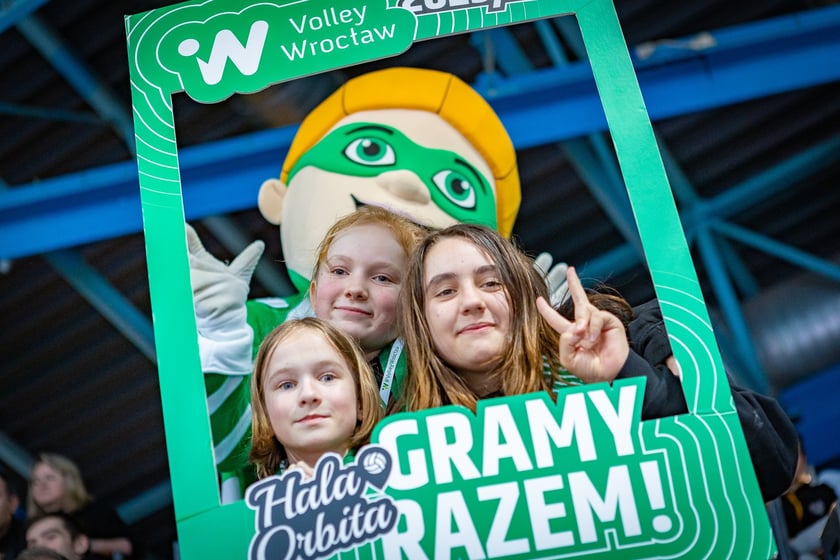 Zdjęcia kibiców z meczu #VolleyWrocław - Budowlani Łódź