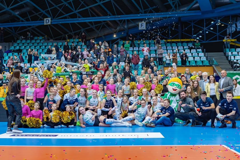 Zdjęcia kibiców z meczu #VolleyWrocław - Budowlani Łódź