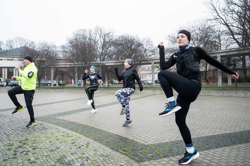Pierwszy trening przygotowawczy do 10. Nocnego Wrocław Półmaratonu