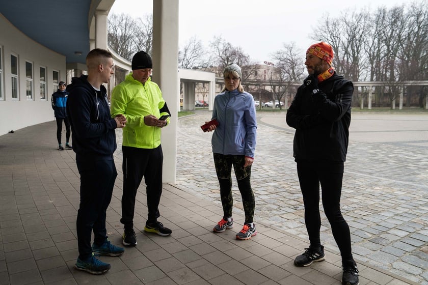 Pierwszy trening przygotowawczy do 10. Nocnego Wrocław Półmaratonu