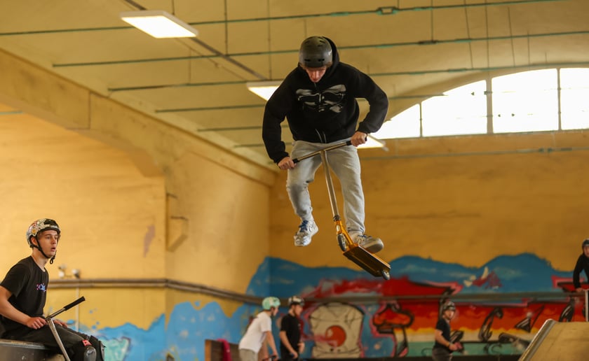 MC Scoot Dżem 2 to już druga edycja zawodów w wyczynowej jeździe na hulajnodze