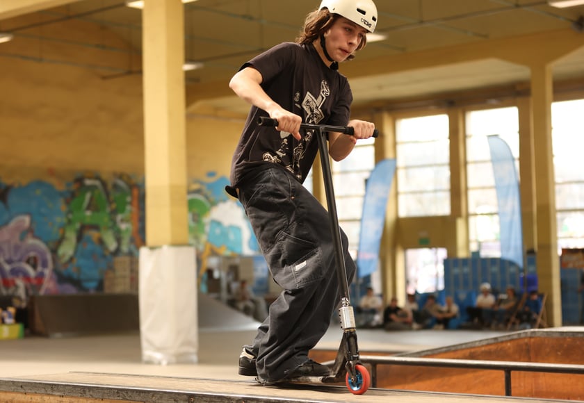 MC Scoot Dżem 2 to już druga edycja zawodów w wyczynowej jeździe na hulajnodze