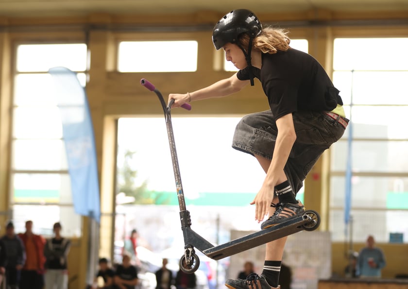 MC Scoot Dżem 2 to już druga edycja zawodów w wyczynowej jeździe na hulajnodze