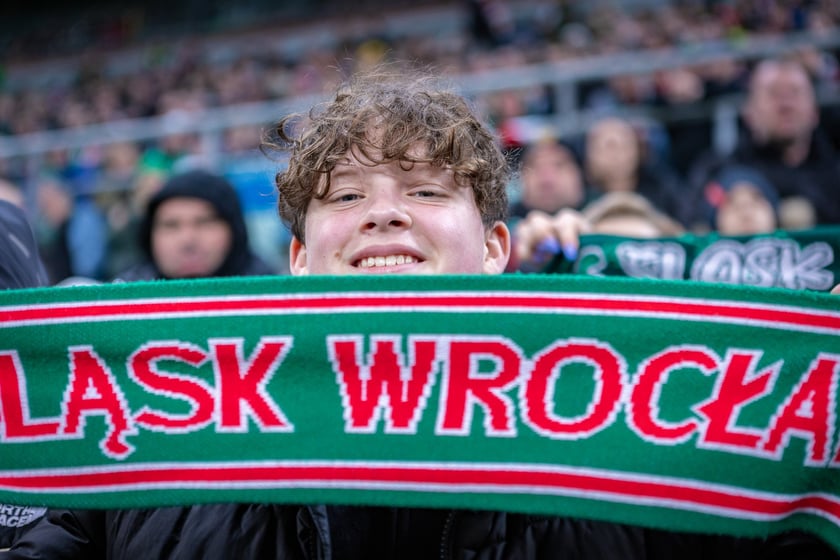 Mecz Śląsk Wrocław - Puszcza Niepołomice. Zdjęcia kibiców