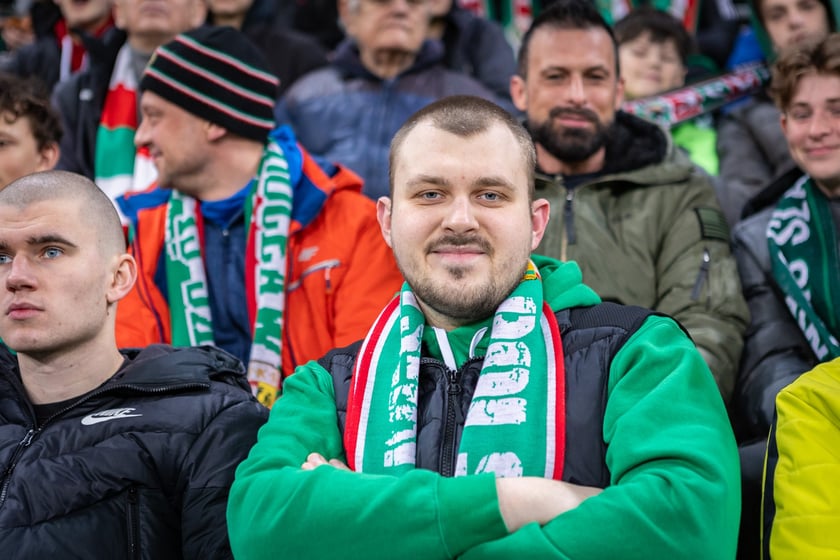 Mecz Śląsk Wrocław - Puszcza Niepołomice. Zdjęcia kibiców