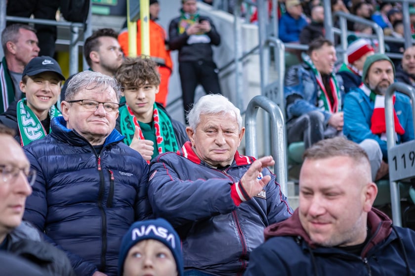 Mecz Śląsk Wrocław - Puszcza Niepołomice. Zdjęcia kibiców