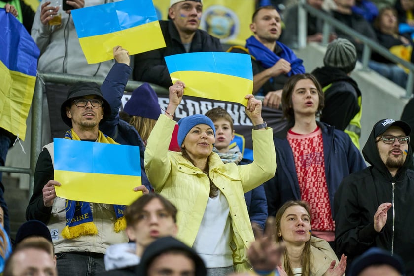 Ukraina - Islandia na Tarczyński Arenie - zdjęcia z meczu oraz kibiców